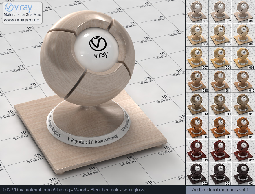 vray materials, wood material, vray