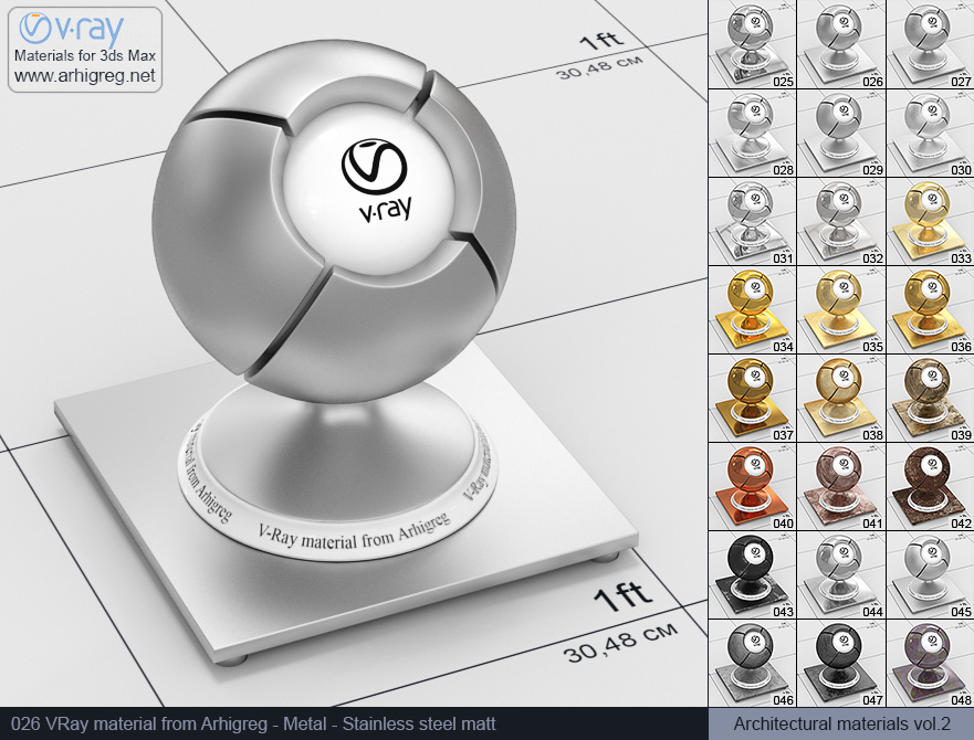 vray metal material, stainless steel vray material, vray material, 3d max vray material, vray material free, vray metal, metal vray