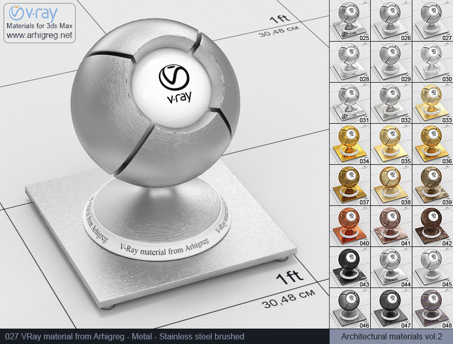 vray metal material, stainless steel vray material, vray material, 3d max vray material, vray material free, vray metal, metal vray