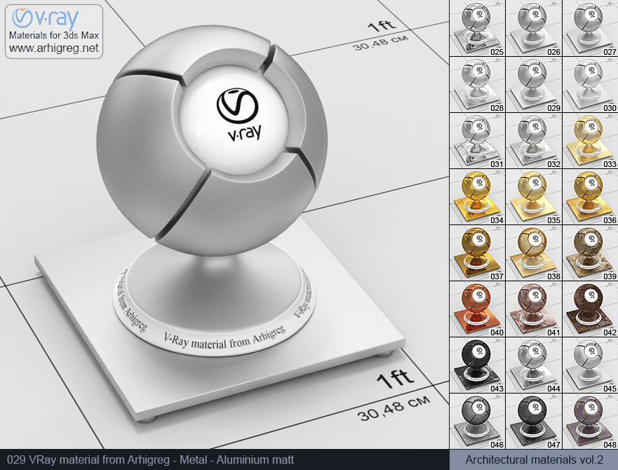 vray metal material, aluminium vray material, vray material, 3d max vray material, vray material free, vray metal, metal vray