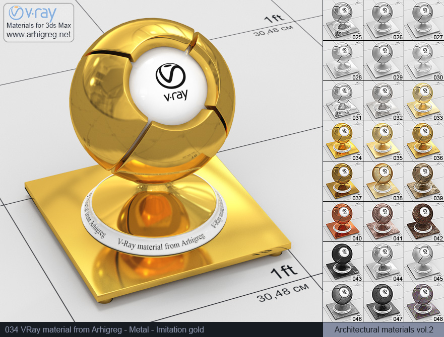 vray metal material, gold vray material, vray material, 3d max vray material, vray material free, vray metal, metal vray