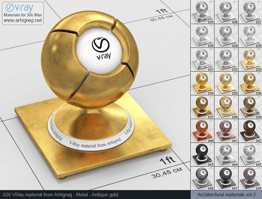 vray metal material, gold vray material, vray material, 3d max vray material, vray material free, vray metal, metal vray