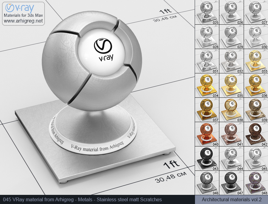 vray metal material, stainless steel vray material, vray material, 3d max vray material, vray material free, vray metal, metal vray