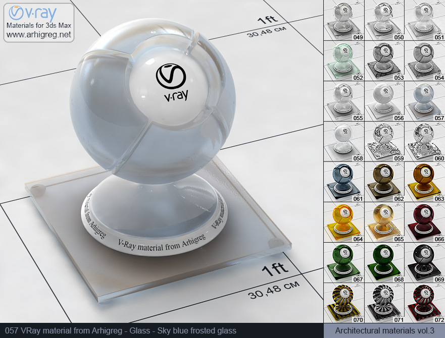vray material, 3d max vray material, vray material free, vray glass, glass vray