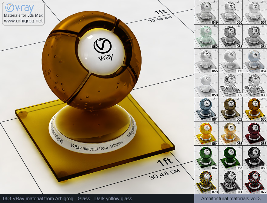 vray material, 3d max vray material, vray material free, vray glass, glass vray