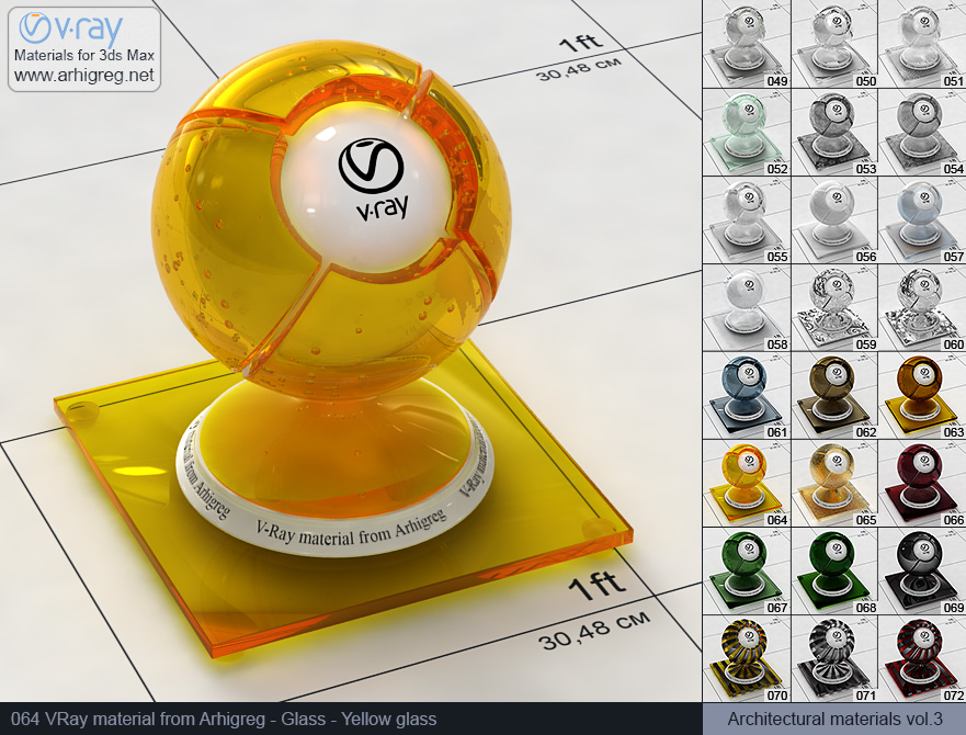 vray material, 3d max vray material, vray material free, vray glass, glass vray