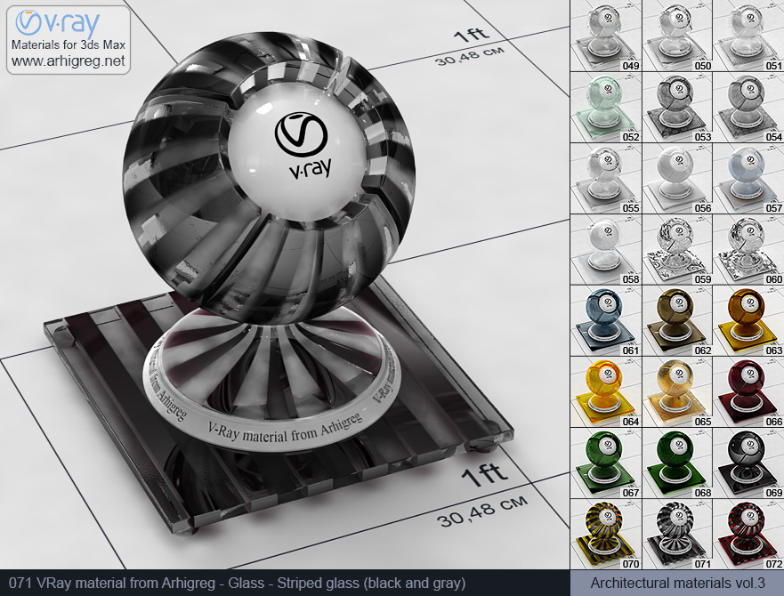 vray material, 3d max vray material, vray material free, vray glass, glass vray