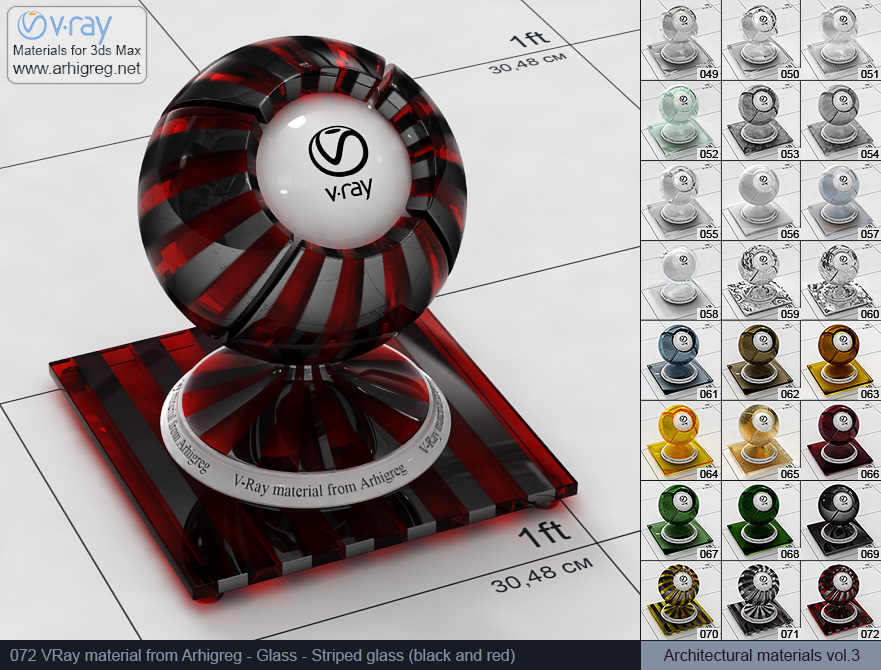 vray material, 3d max vray material, vray material free, vray glass, glass vray