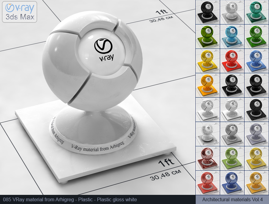 vray material, vray plastic material, 3d max vray material, vray material free, vray plastic,  materiales vray