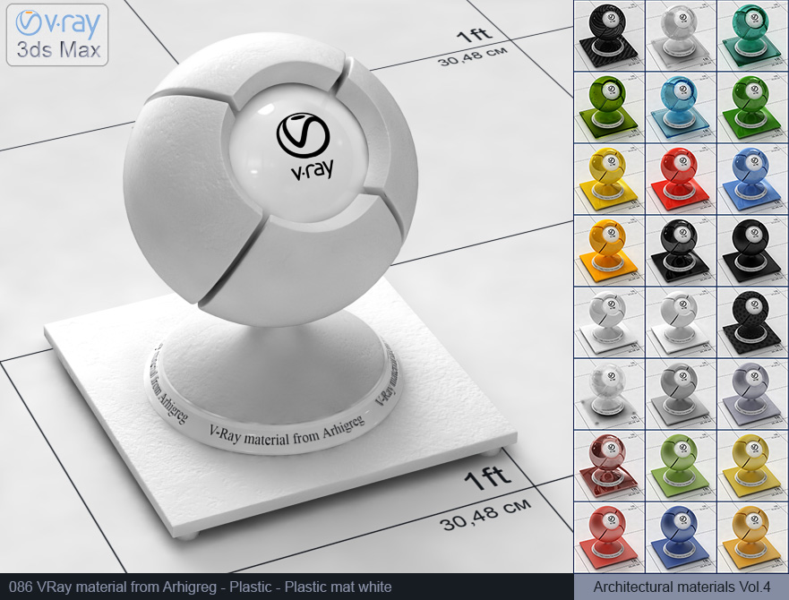 vray material, vray plastic material, 3d max vray material, vray material free, vray plastic,  materiales vray