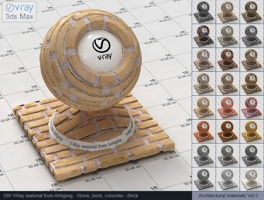 vray material, brick vray material, vray stone material, 3d max vray material, vray material free, vray stone, materiales vray, vray material concrete, vray material rock