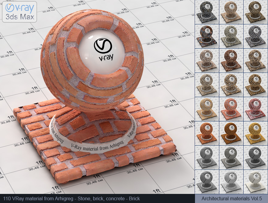 vray material, brick vray material, vray stone material, 3d max vray material, vray material free, vray stone, materiales vray, vray material concrete, vray material rock