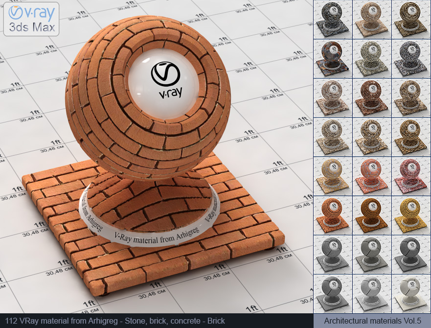 vray material, brick vray material, vray stone material, 3d max vray material, vray material free, vray stone, materiales vray, vray material concrete, vray material rock