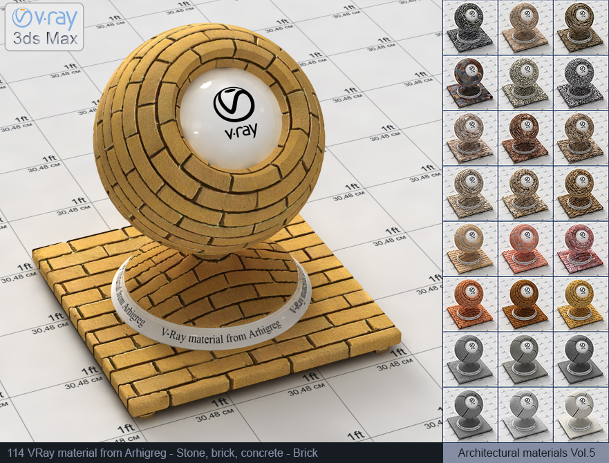 vray material, brick vray material, vray stone material, 3d max vray material, vray material free, vray stone, materiales vray, vray material concrete, vray material rock