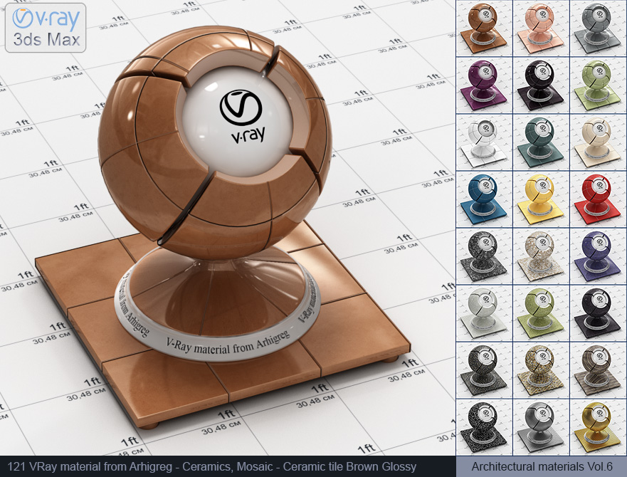 vray material, vray material tile, 3d max vray material, vray material free, vray tiles