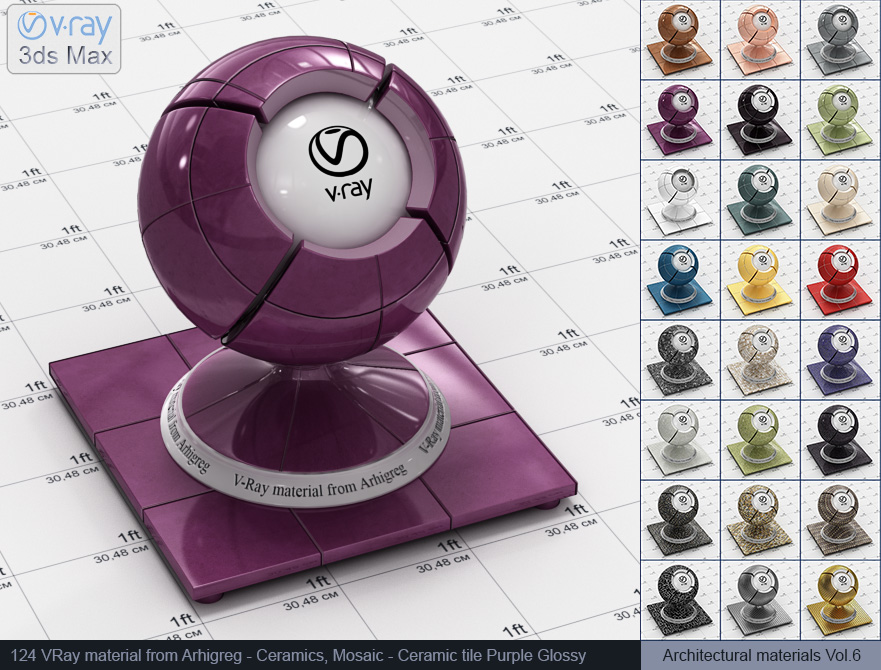 vray material, vray material tile, 3d max vray material, vray material free, vray tiles
