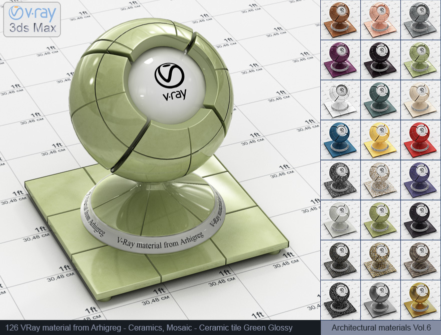 vray material, vray material tile, 3d max vray material, vray material free, vray tiles
