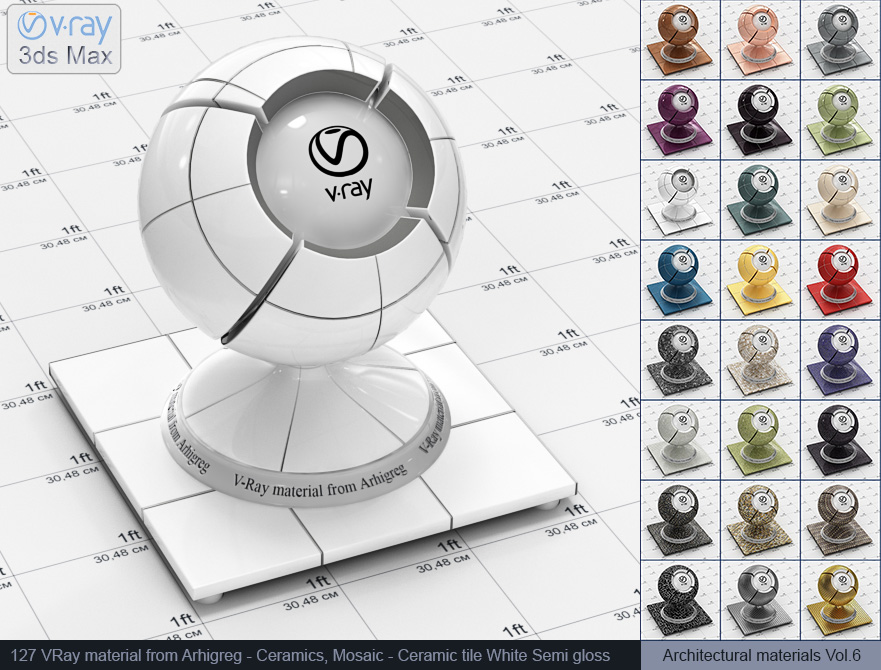 vray material, vray material tile, 3d max vray material, vray material free, vray tiles