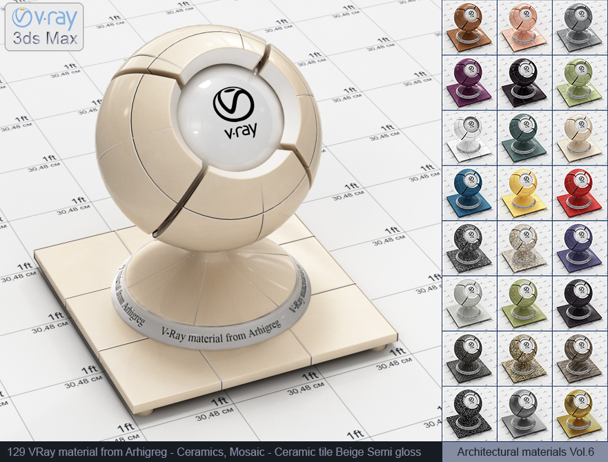 vray material, vray material tile, 3d max vray material, vray material free, vray tiles