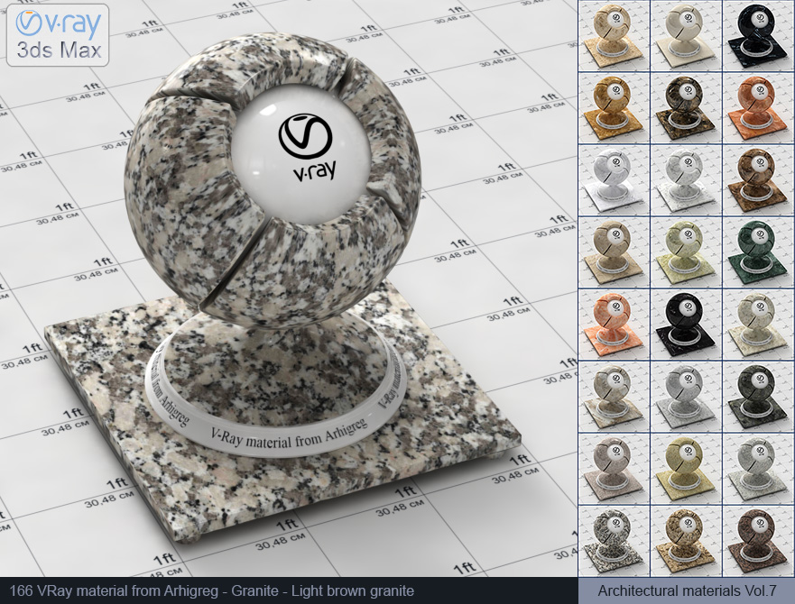 granite vray, vray materials, vray granite material, 3d max vray material, vray material free, vray granite