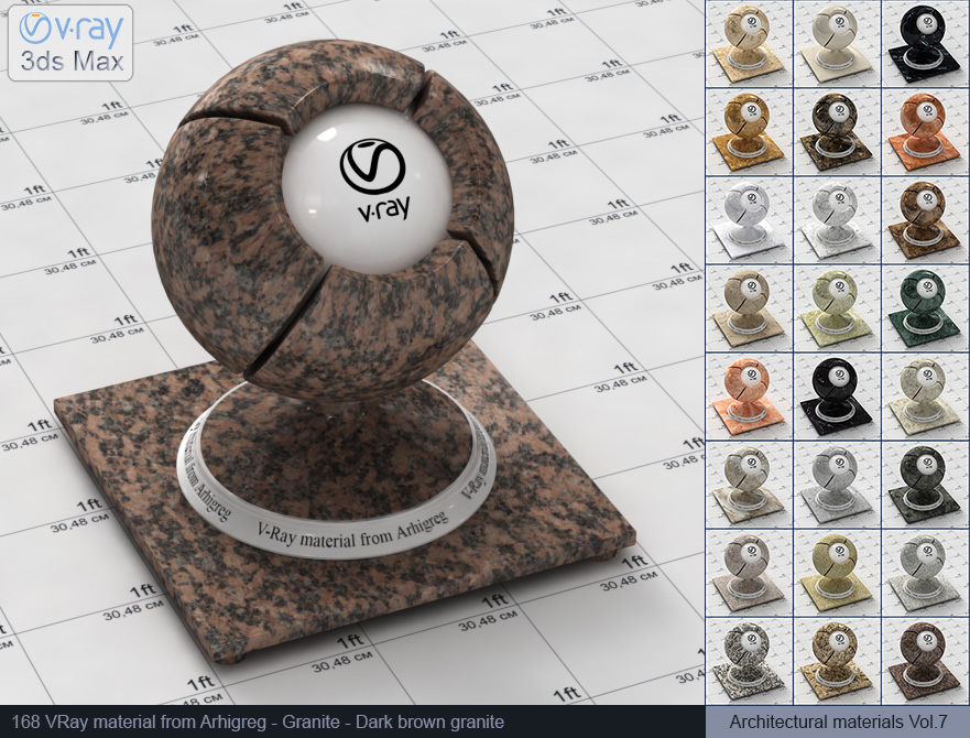 granite vray, vray materials, vray granite material, 3d max vray material, vray material free, vray granite