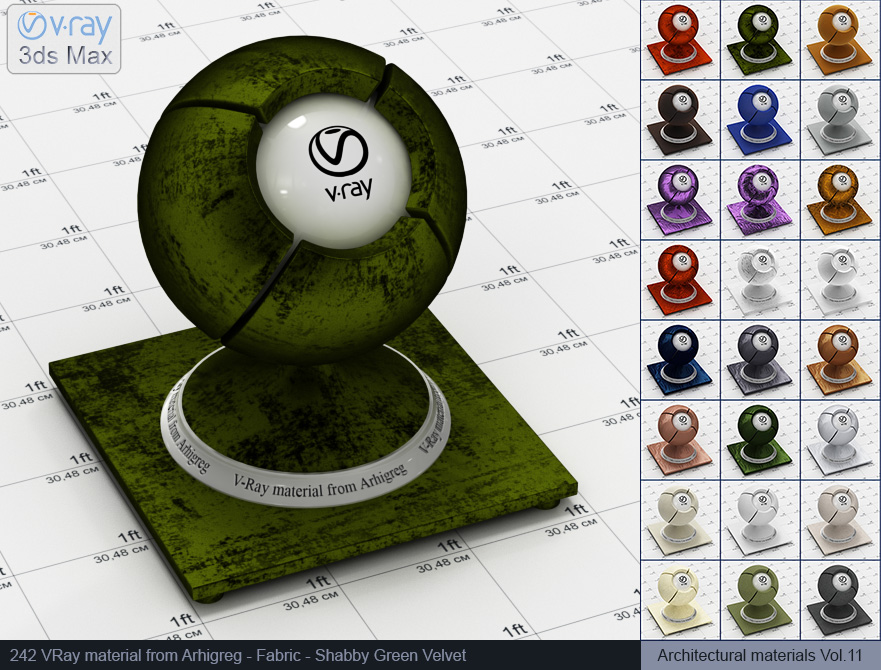 fabric vray material, vray materials, fabric vray, vray fabric, 3d max vray material, vray material free